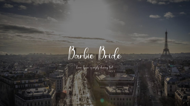 Barbie Bride Font