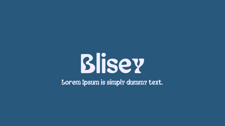 Blisey Font