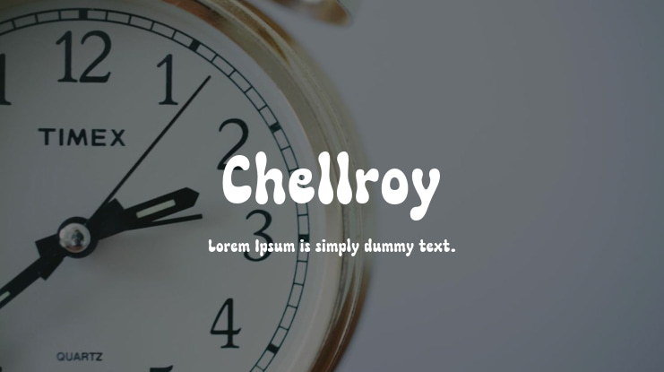 Chellroy Font