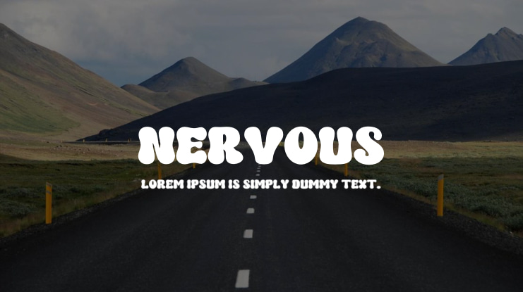 Nervous Font