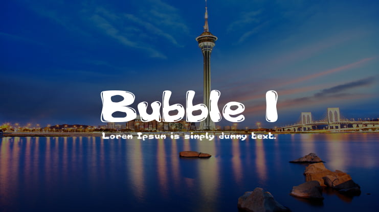 Bubble 1 Font