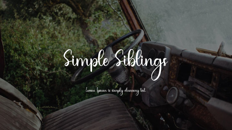 Simple Siblings Font