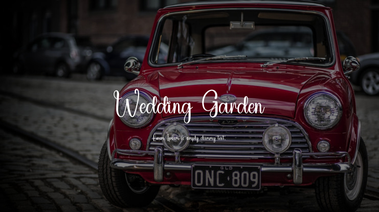 Wedding Garden Font