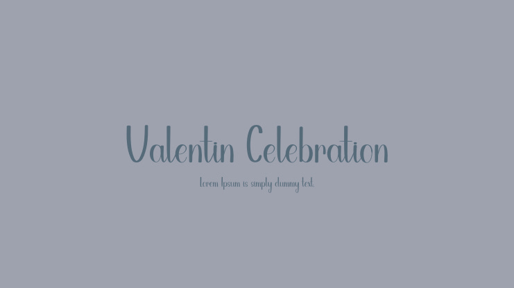 Valentin Celebration Font