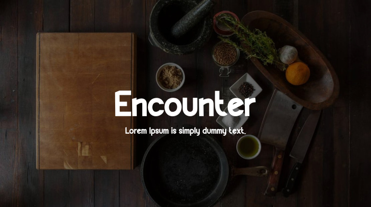 Encounter Font