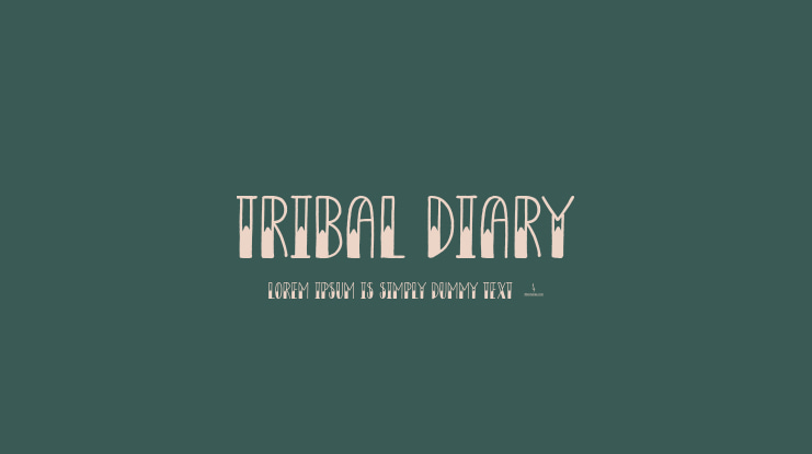 Tribal Diary Font
