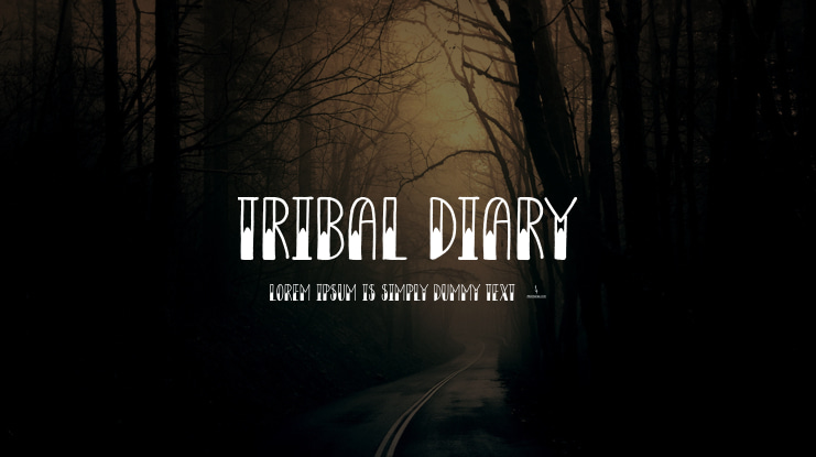 Tribal Diary Font