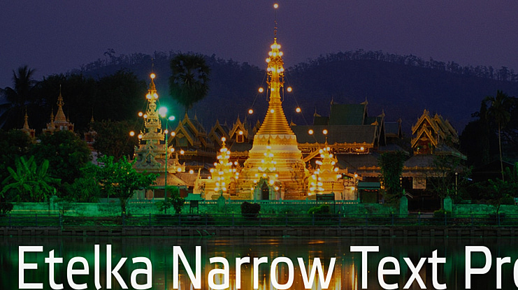 Etelka Narrow Text Pro Font Family