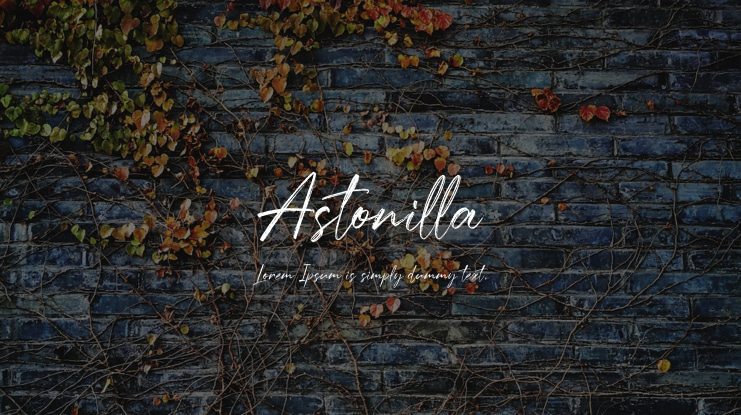 Astonilla Font