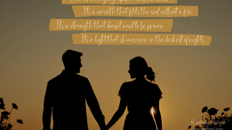 Kimberly Morgan Handwriting Font