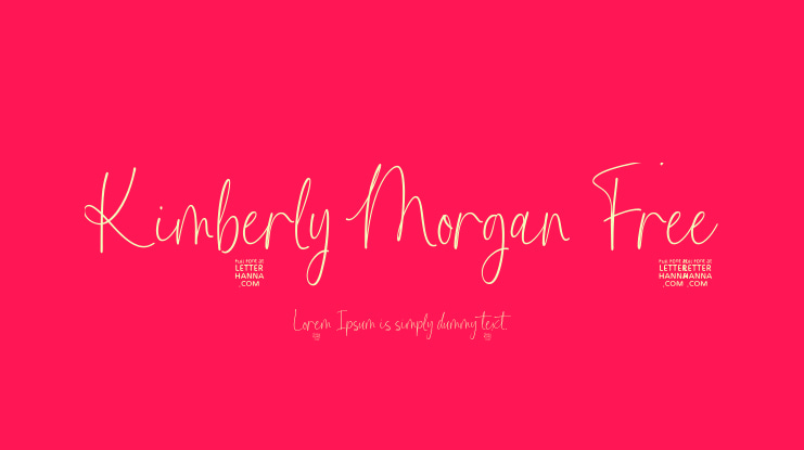 Kimberly Morgan Free Font