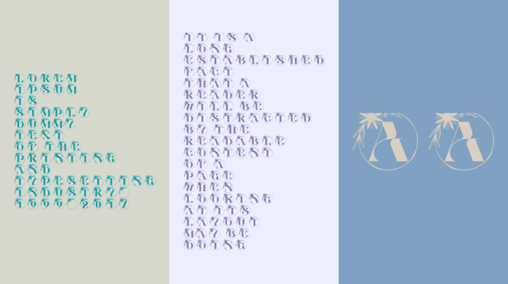 Aurora Bloom Monogram Font