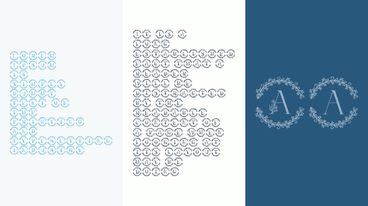 Monogram Floral Love Font