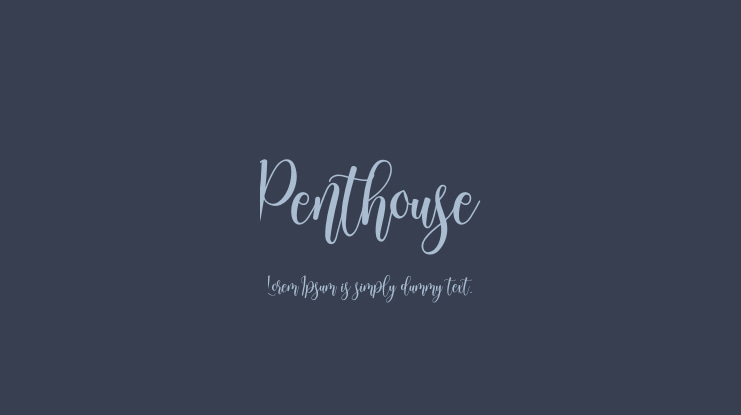 Penthouse Font