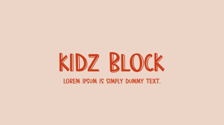 Kidz Block Font