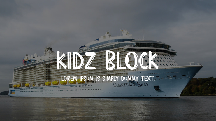 Kidz Block Font