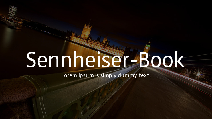 Sennheiser Font Family