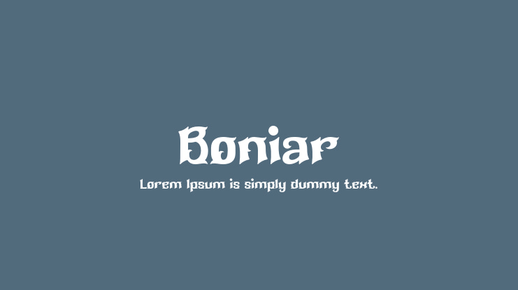Boniar Font