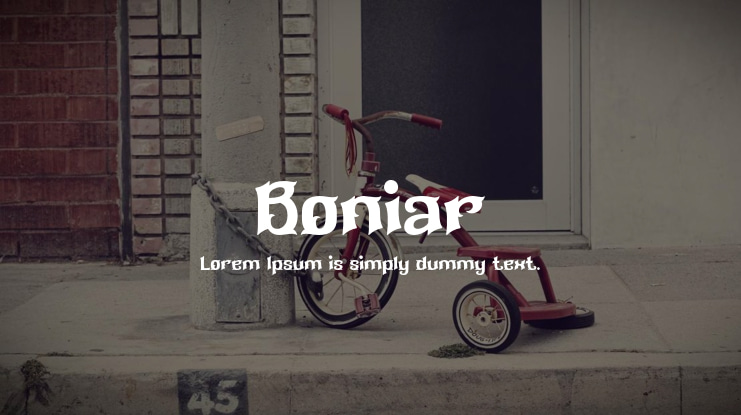 Boniar Font