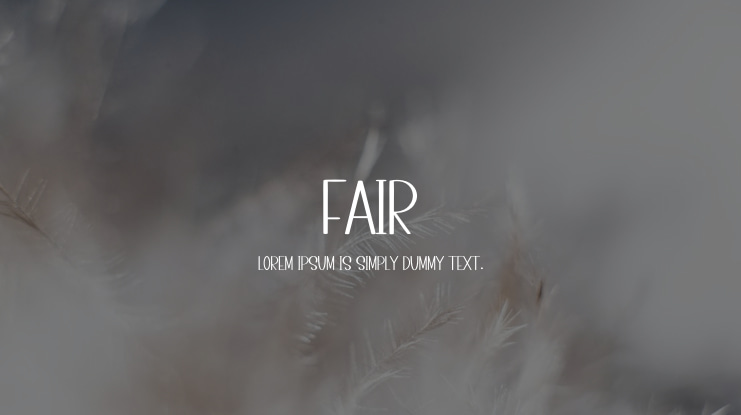 Fair Font