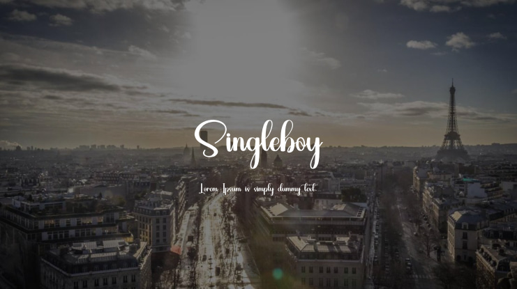 Singleboy Font