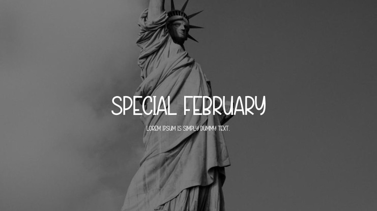 Special February Font
