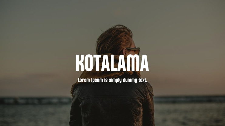 KOTALAMA Font