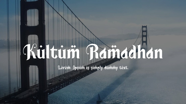 Kultum Ramadhan Font