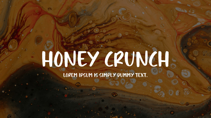 Honey Crunch Font