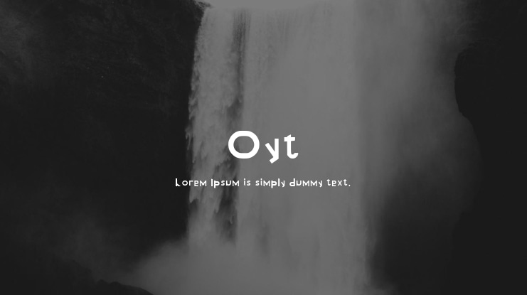 Oyt Font