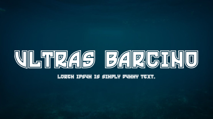 Ultras Barcino Font