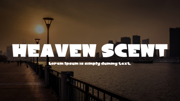 HEAVEN SCENT Font