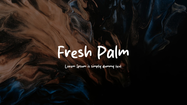 Fresh Palm Font