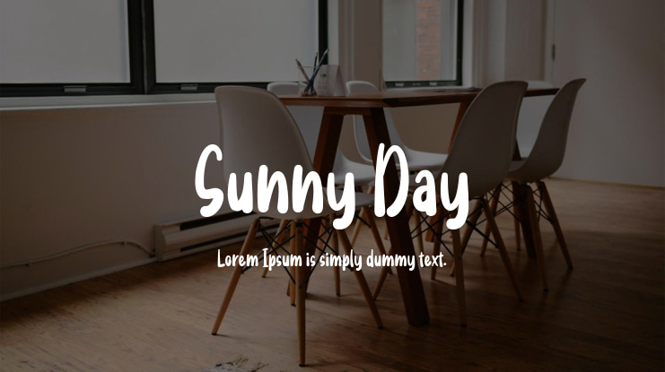 Sunny Day Font