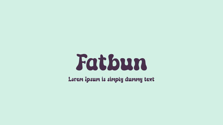 Fatbun Font