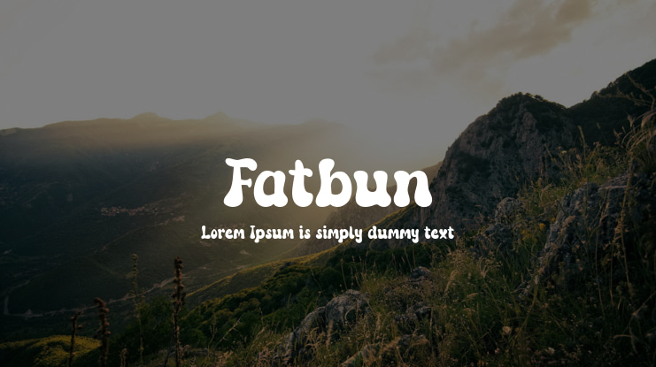Fatbun Font