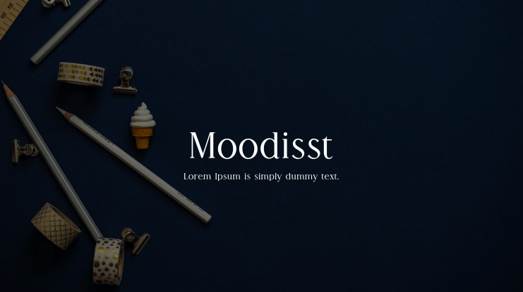 Moodisst Font