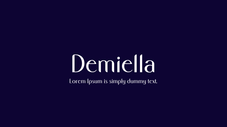 Demiella Font