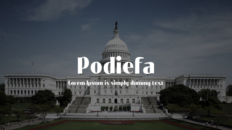 Podiefa Font