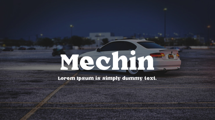 Mechin Font Family