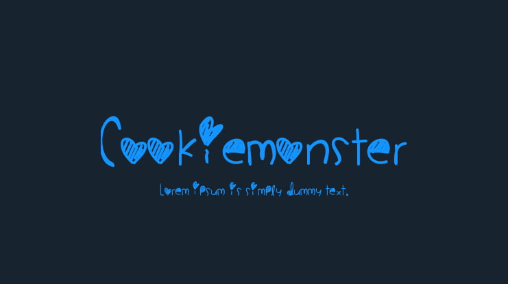 CookieMonster Font