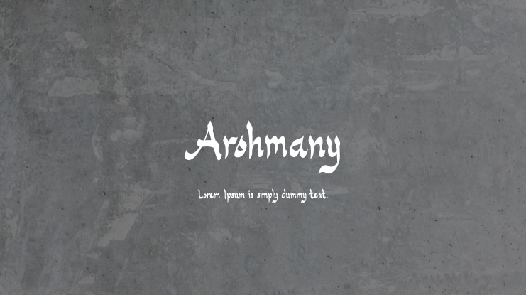 Arohmany Font