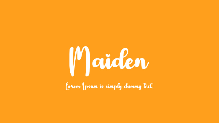 Maiden Font