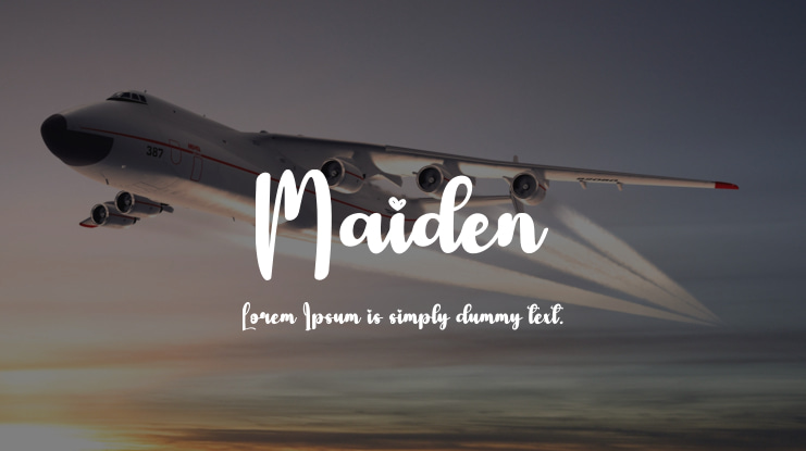 Maiden Font