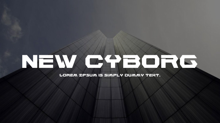 New Cyborg Font Family