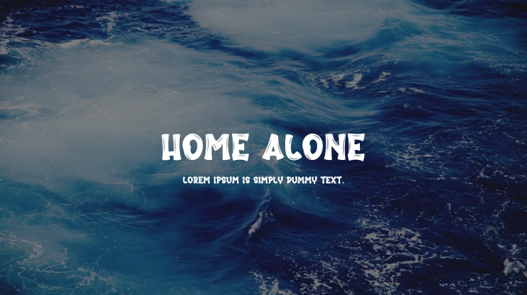 Home Alone Font