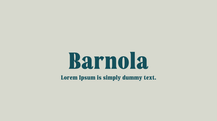 Barnola Font