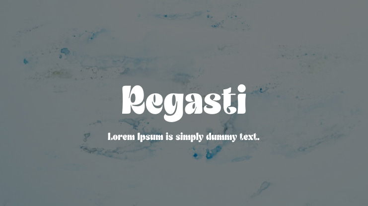 Regasti Font