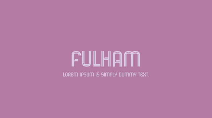 Fulham Font Family
