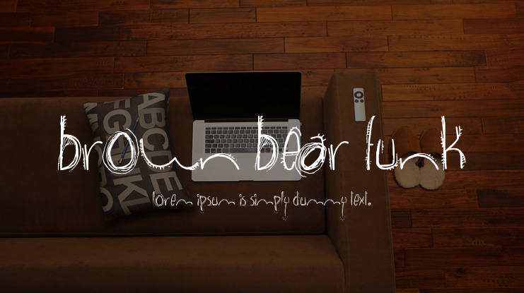 Brown Bear Funk Font